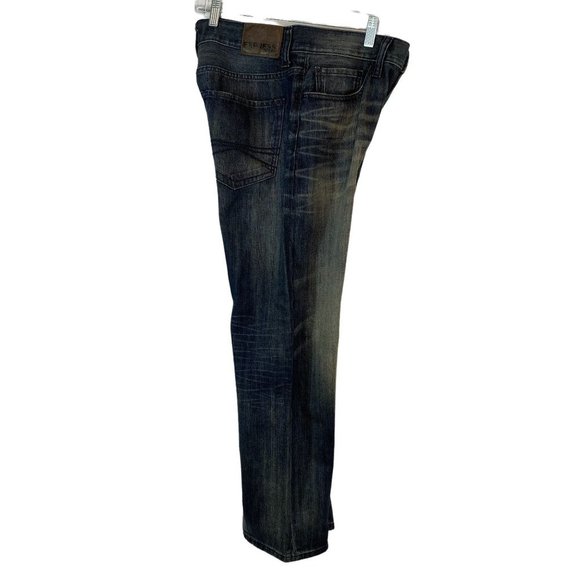 Express Jeans Mens 30 x 30 Blue Blake Boot Cut Loose Fit Actual 32 x 28.5 Pants - Picture 3 of 10